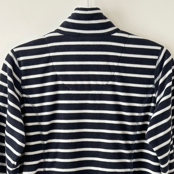 LL Bean Striped Fleece Jacket - Picture 11 of 16